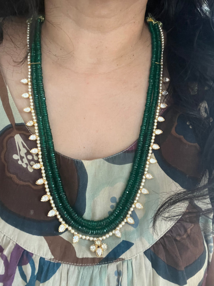 Statement Polki Kundan Necklace - Premium Quality, Handcrafted Elegance