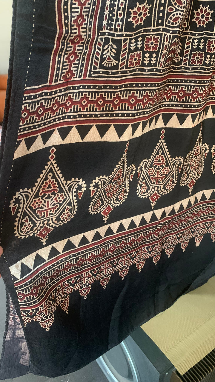 Shivka Designed Gajji Silk Stole