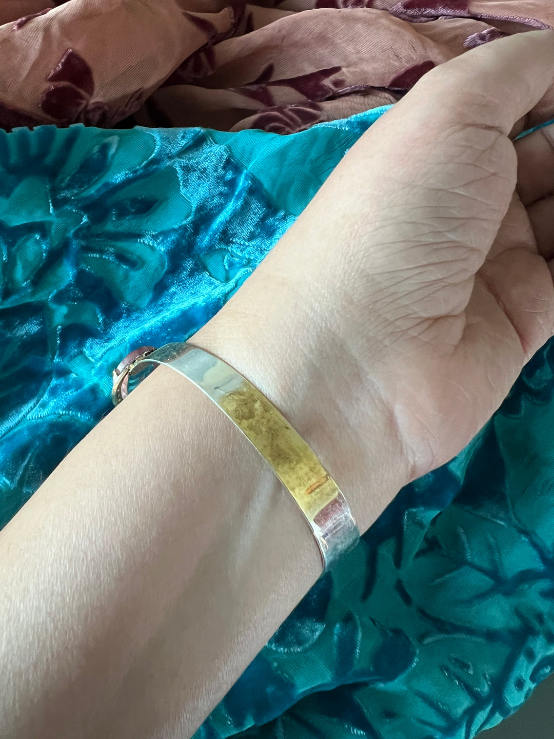 Exquisite 925 Silver Sapphire Open Cuff Bracelet - Unparalleled Quality and Style