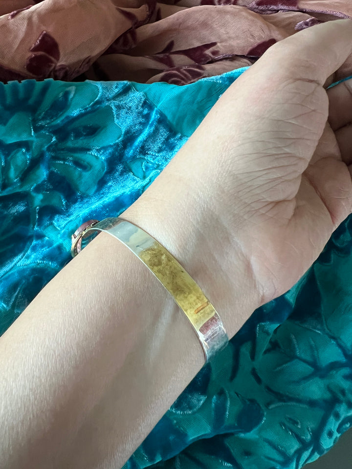 Exquisite 925 Silver Sapphire Open Cuff Bracelet - Unparalleled Quality and Style