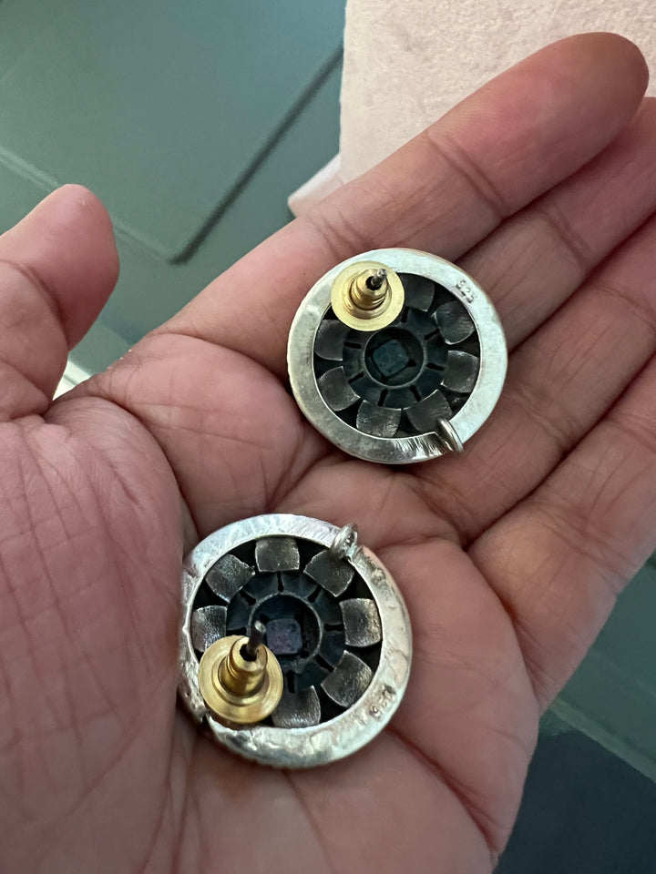 Doublet Stone 925 Silver necklace set