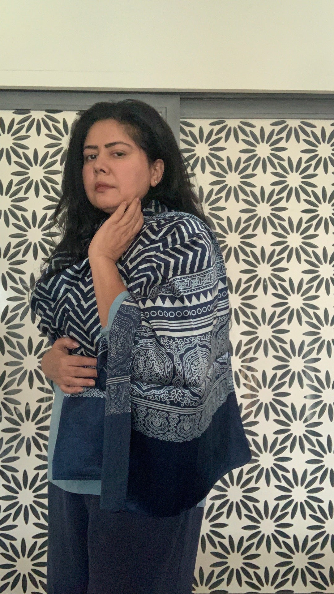 Shivka Designed Gajji Silk Stole