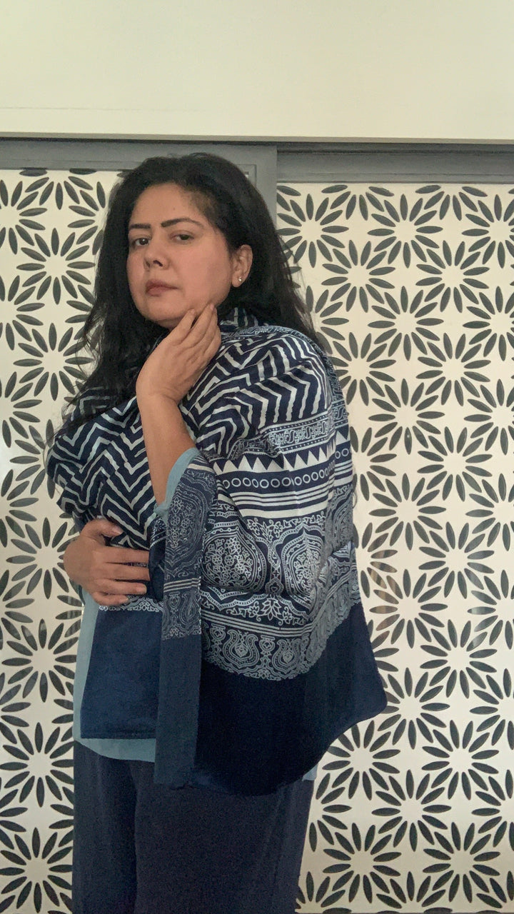 Shivka Designed Gajji Silk Stole