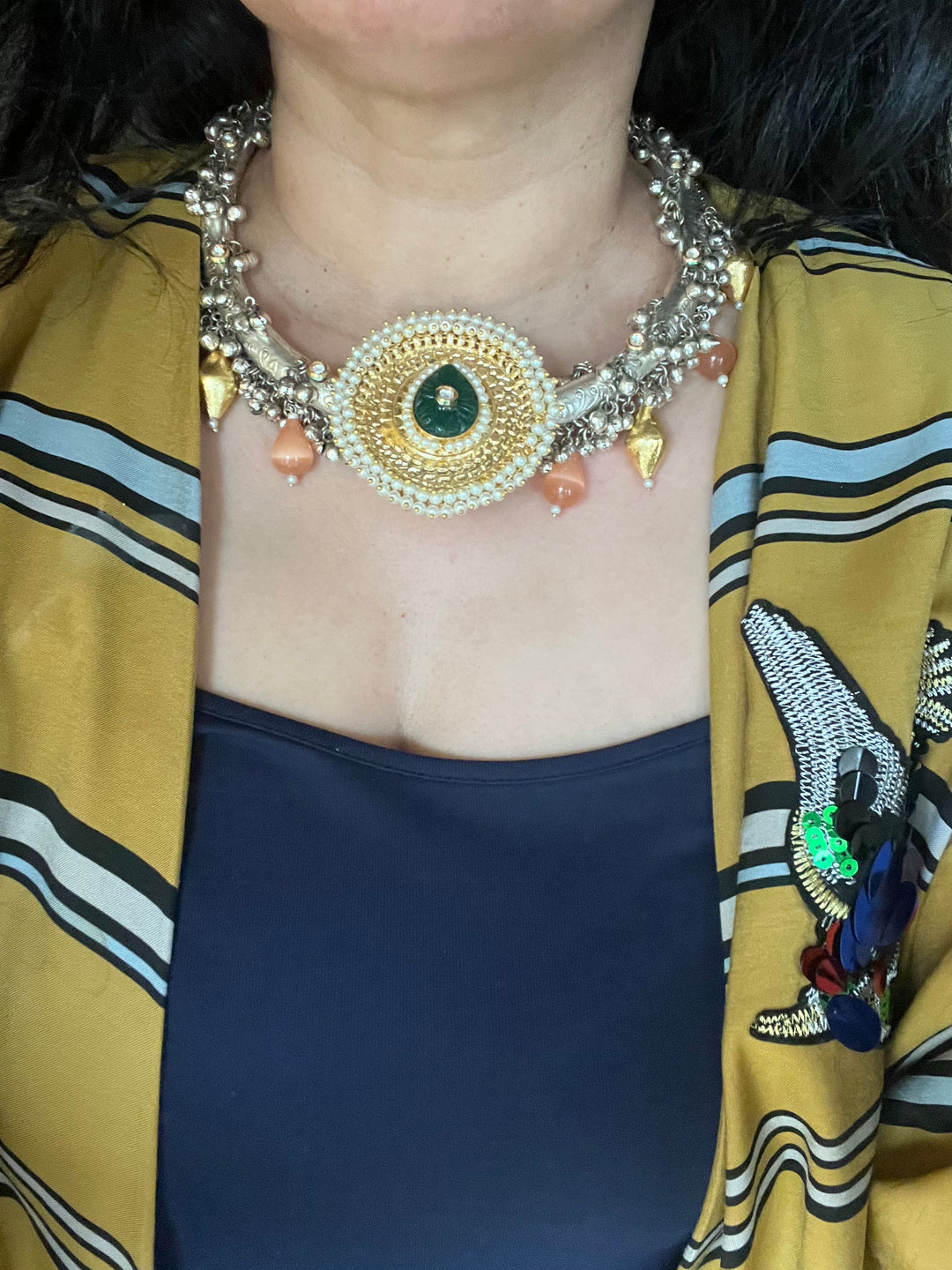 Artisan Crafted: Premium Designer Hasli Necklace