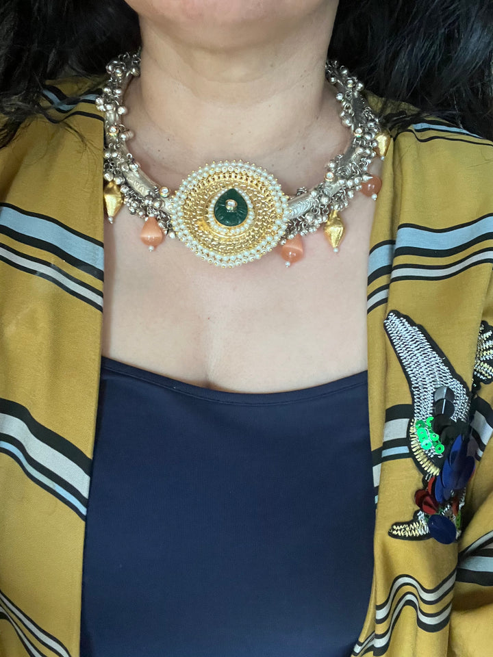 Artisan Crafted: Premium Designer Hasli Necklace