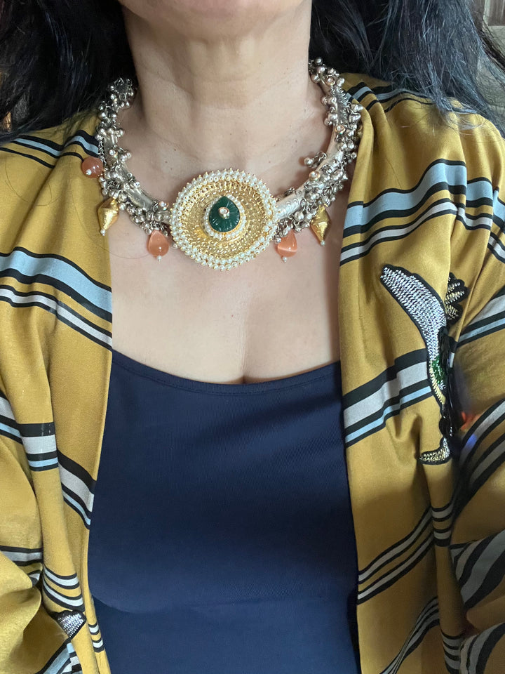 Artisan Crafted: Premium Designer Hasli Necklace