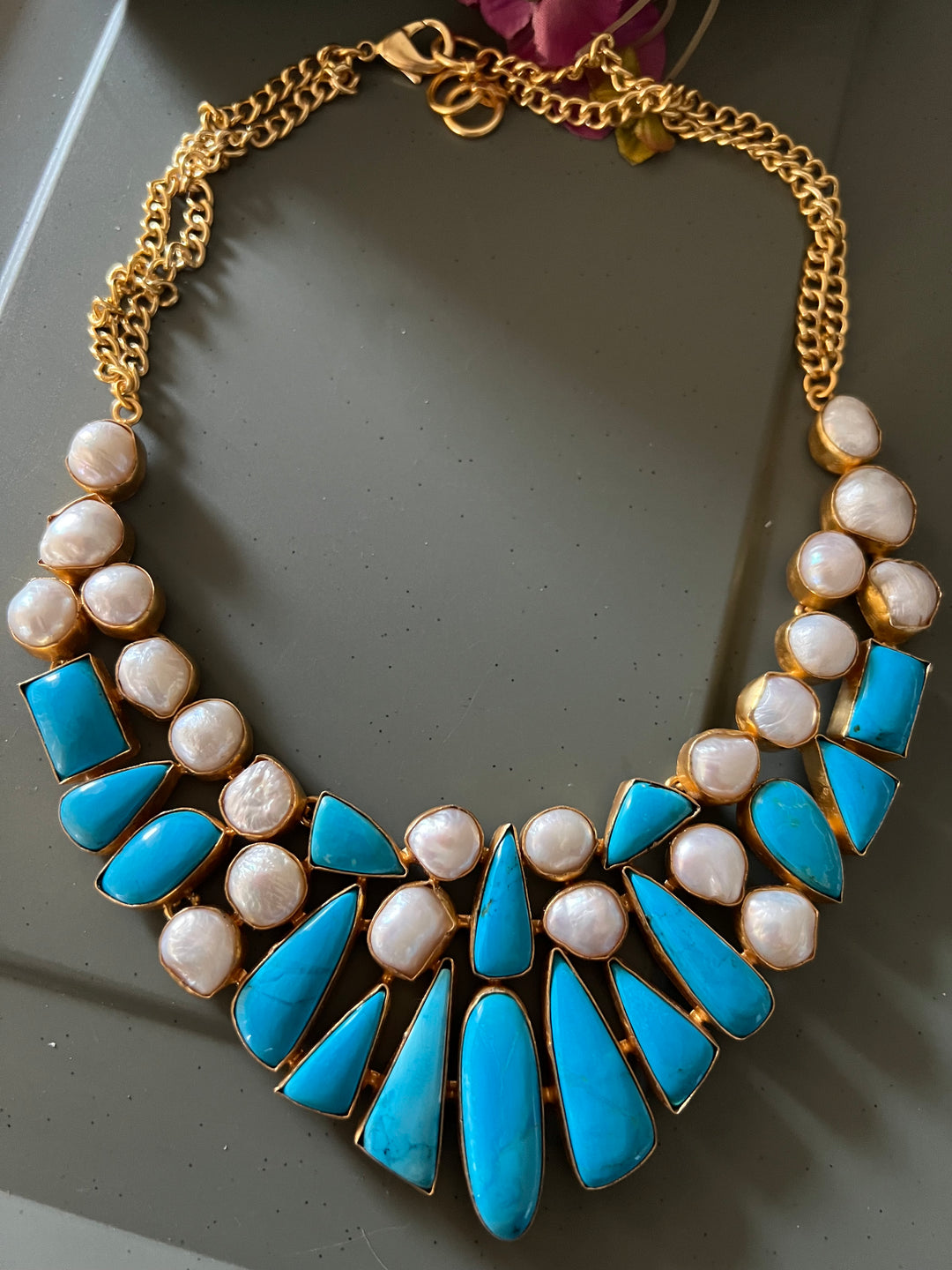 Statement Natural Stones Handmade Necklace - Elevate Your Elegance