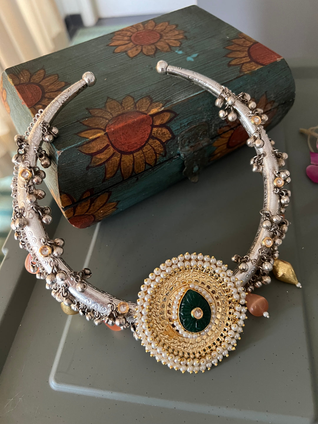 Artisan Crafted: Premium Designer Hasli Necklace