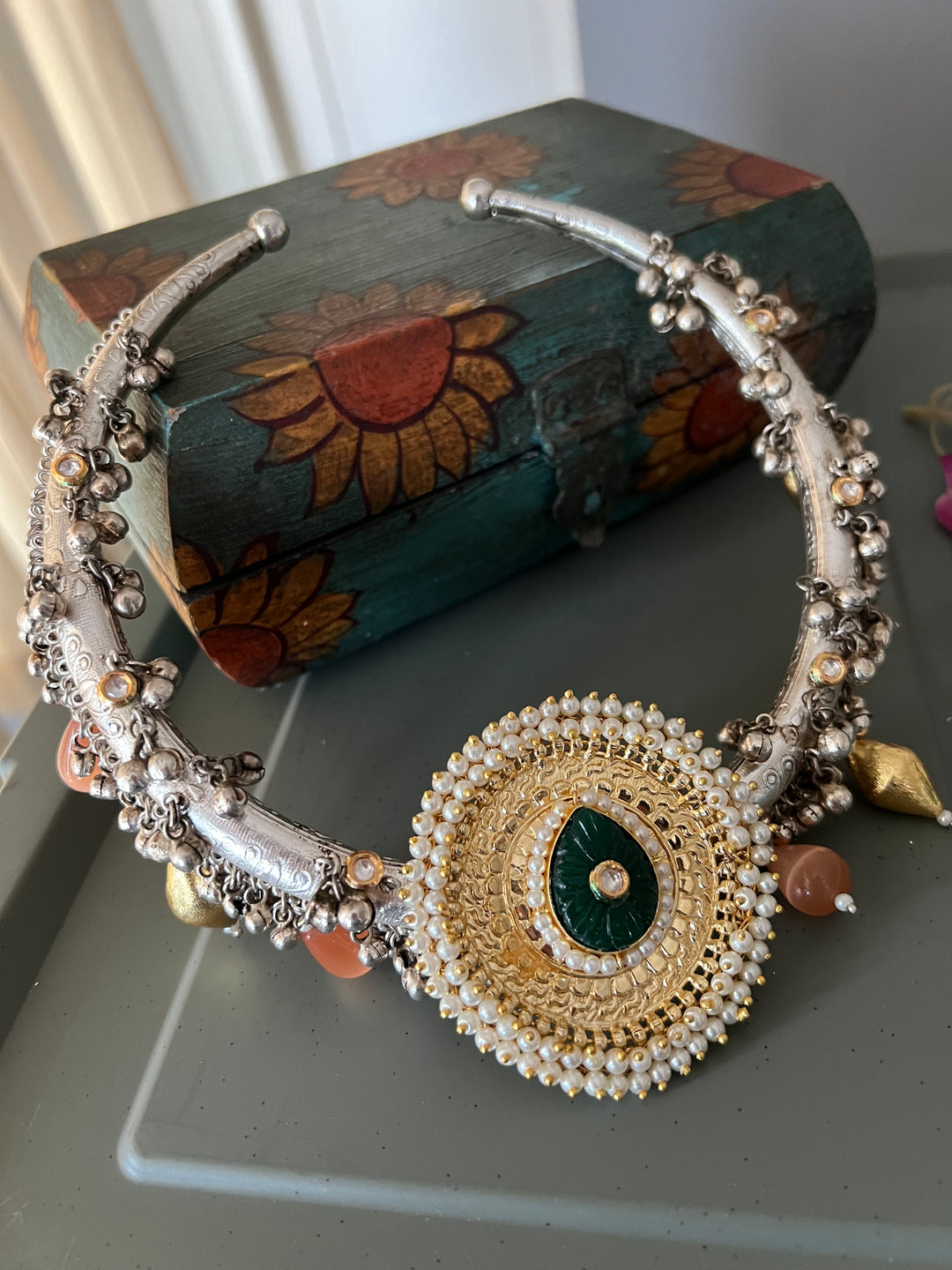 Artisan Crafted: Premium Designer Hasli Necklace