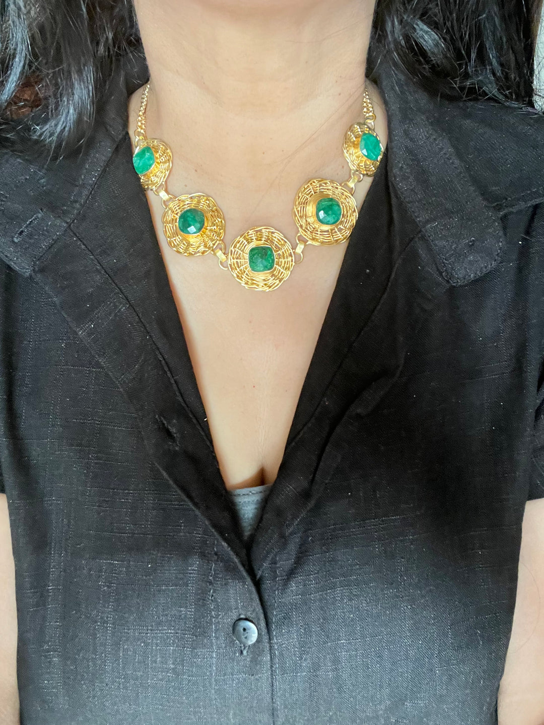 Statement Sapphire Necklace