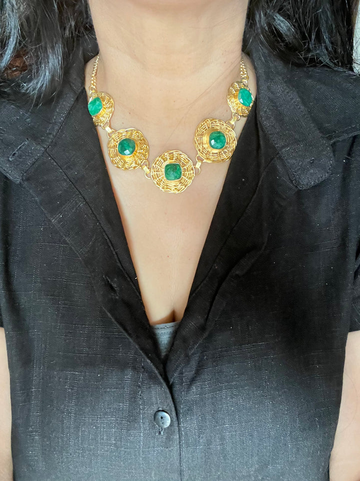 Statement Sapphire Necklace