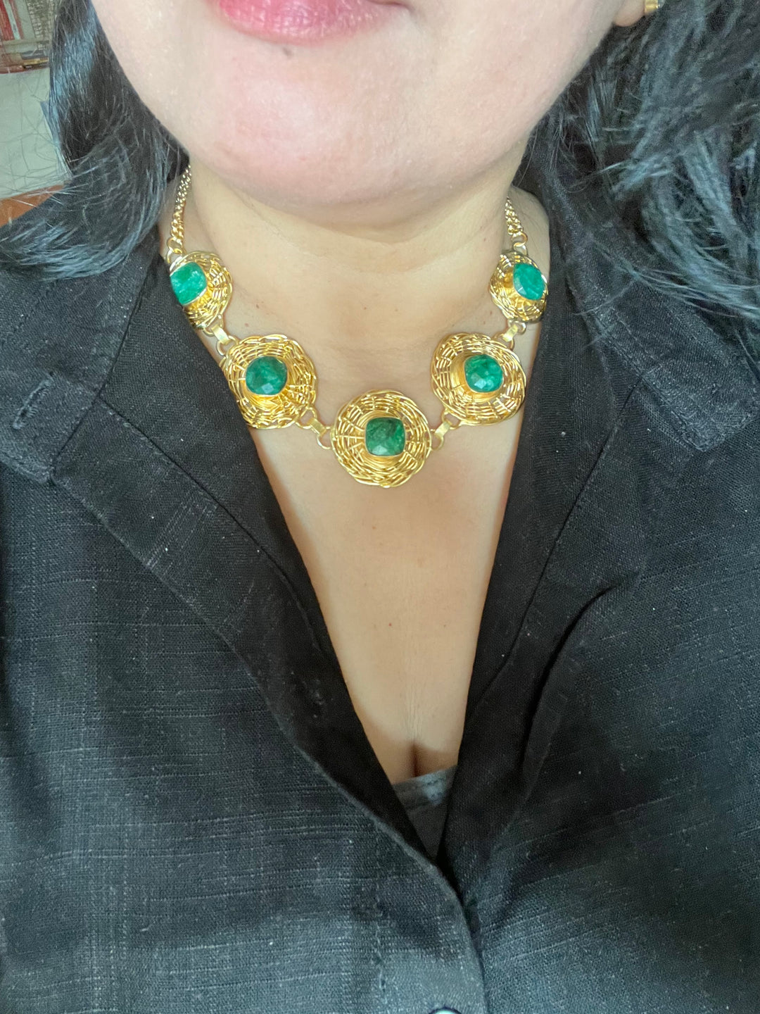 Statement Sapphire Necklace