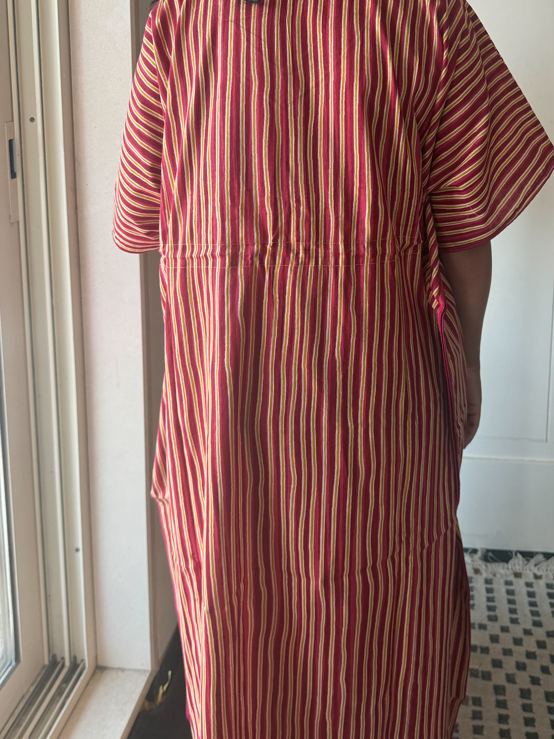 100% Cotton Kaftan: Indian Print Loungewear