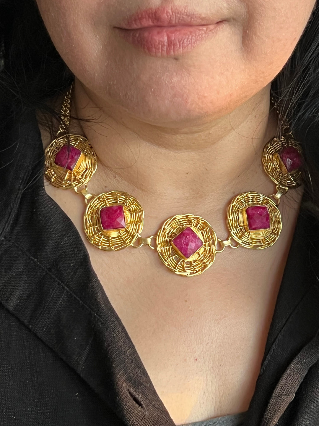 Statement Sapphire Necklace