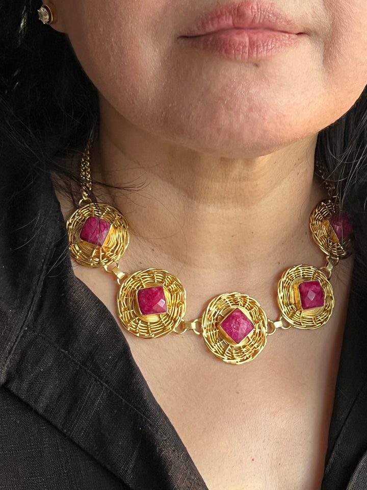 Statement Sapphire Necklace