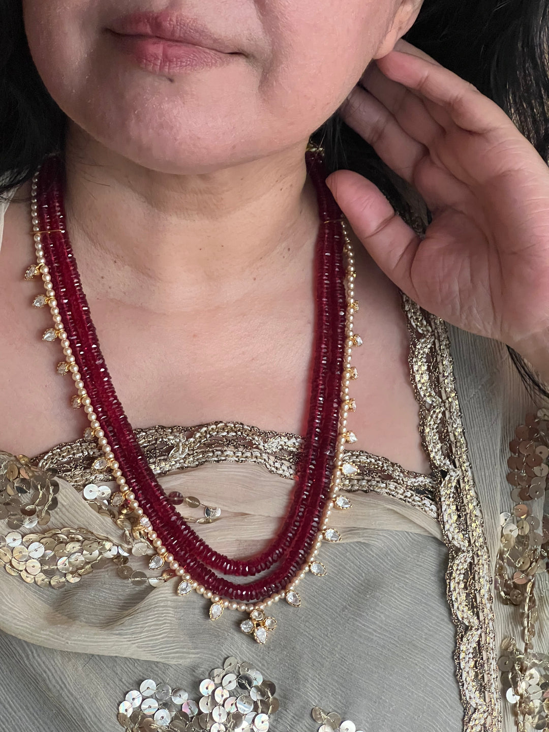 Statement Polki Kundan Necklace - Premium Quality, Handcrafted Elegance