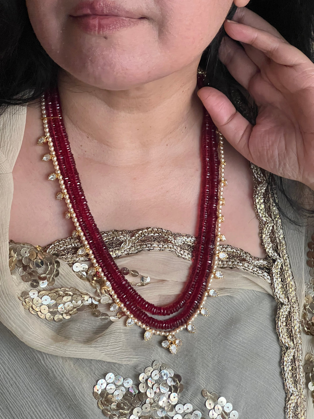 Statement Polki Kundan Necklace - Premium Quality, Handcrafted Elegance