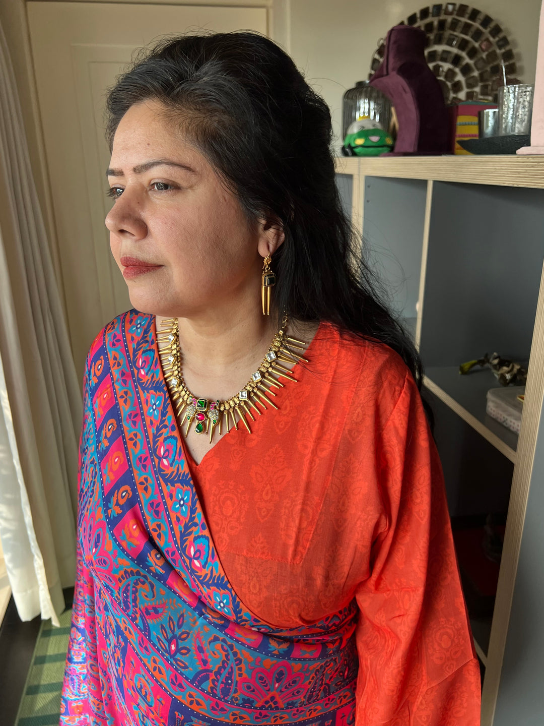 Elegant Jadau 925 Silver Necklace Set - Unmatched Quality and Style