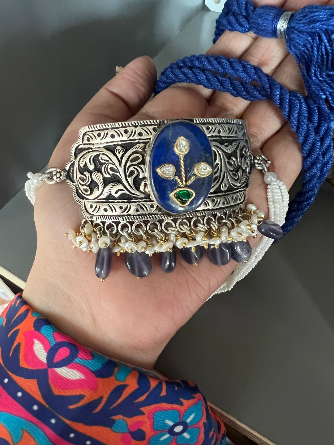 Sterling 925 Silver Choker/ Real Silver Choker