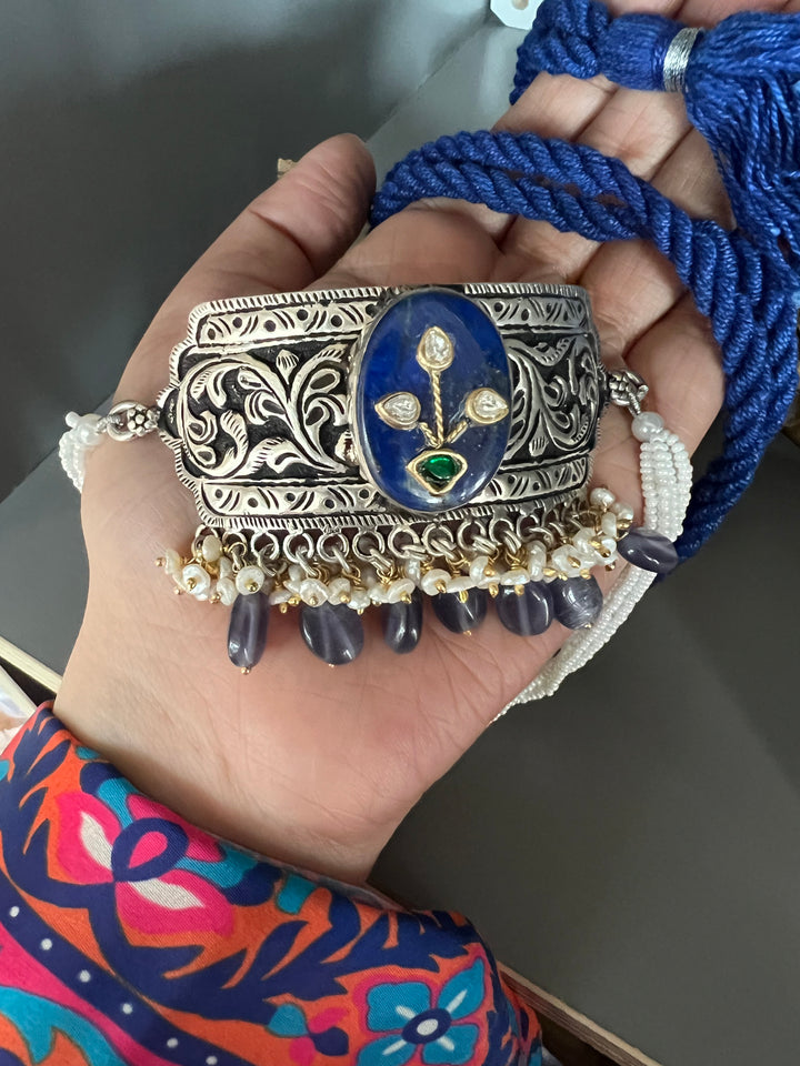 Sterling 925 Silver Choker/ Real Silver Choker