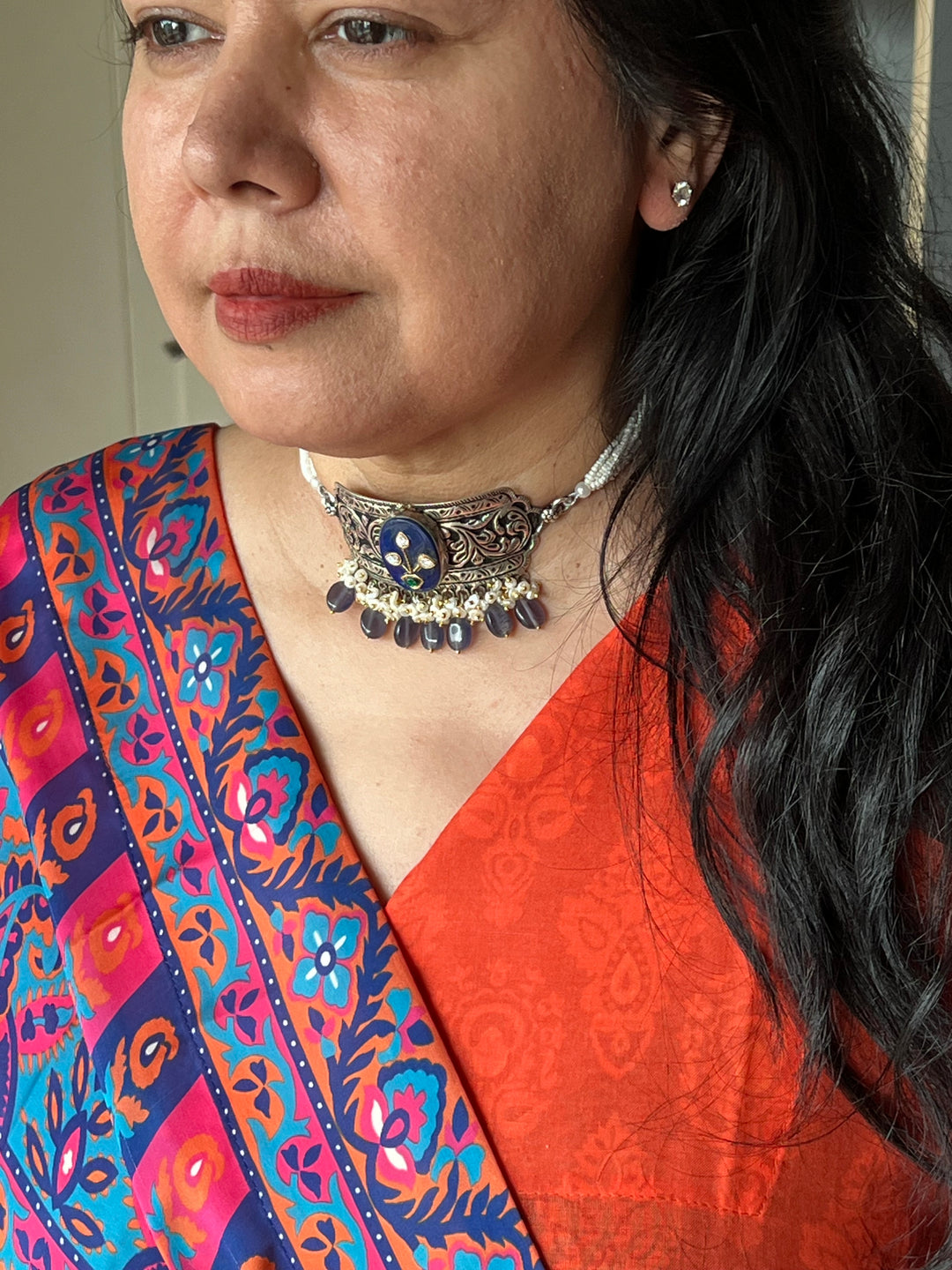 Sterling 925 Silver Choker/ Real Silver Choker