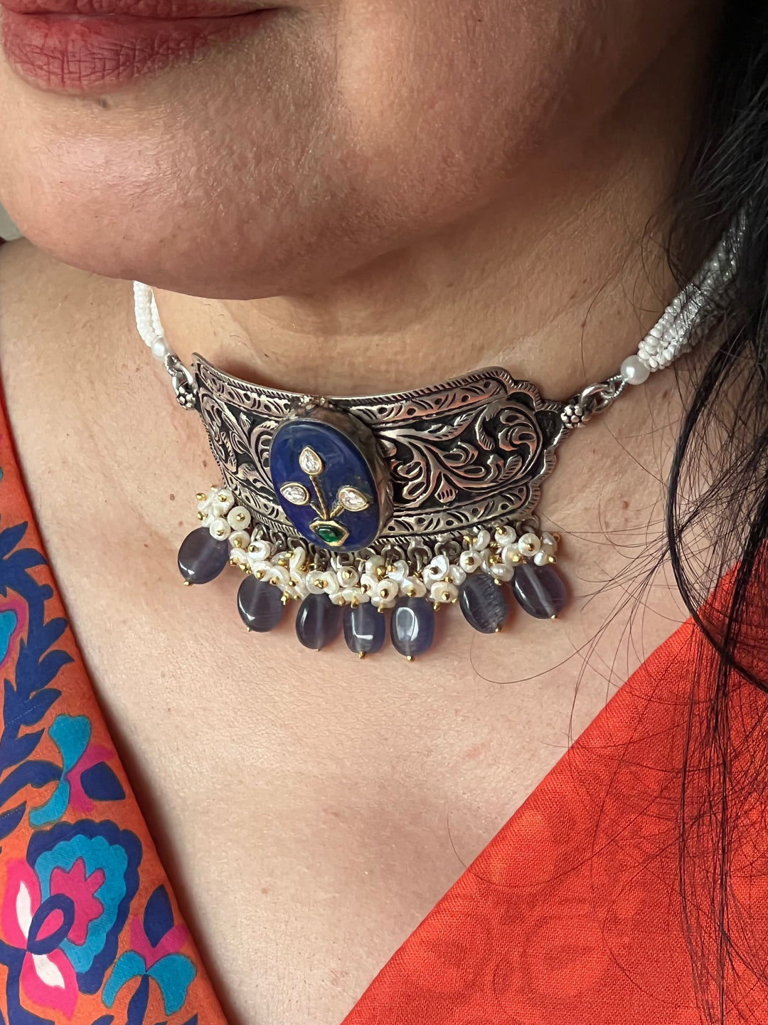 Sterling 925 Silver Choker/ Real Silver Choker