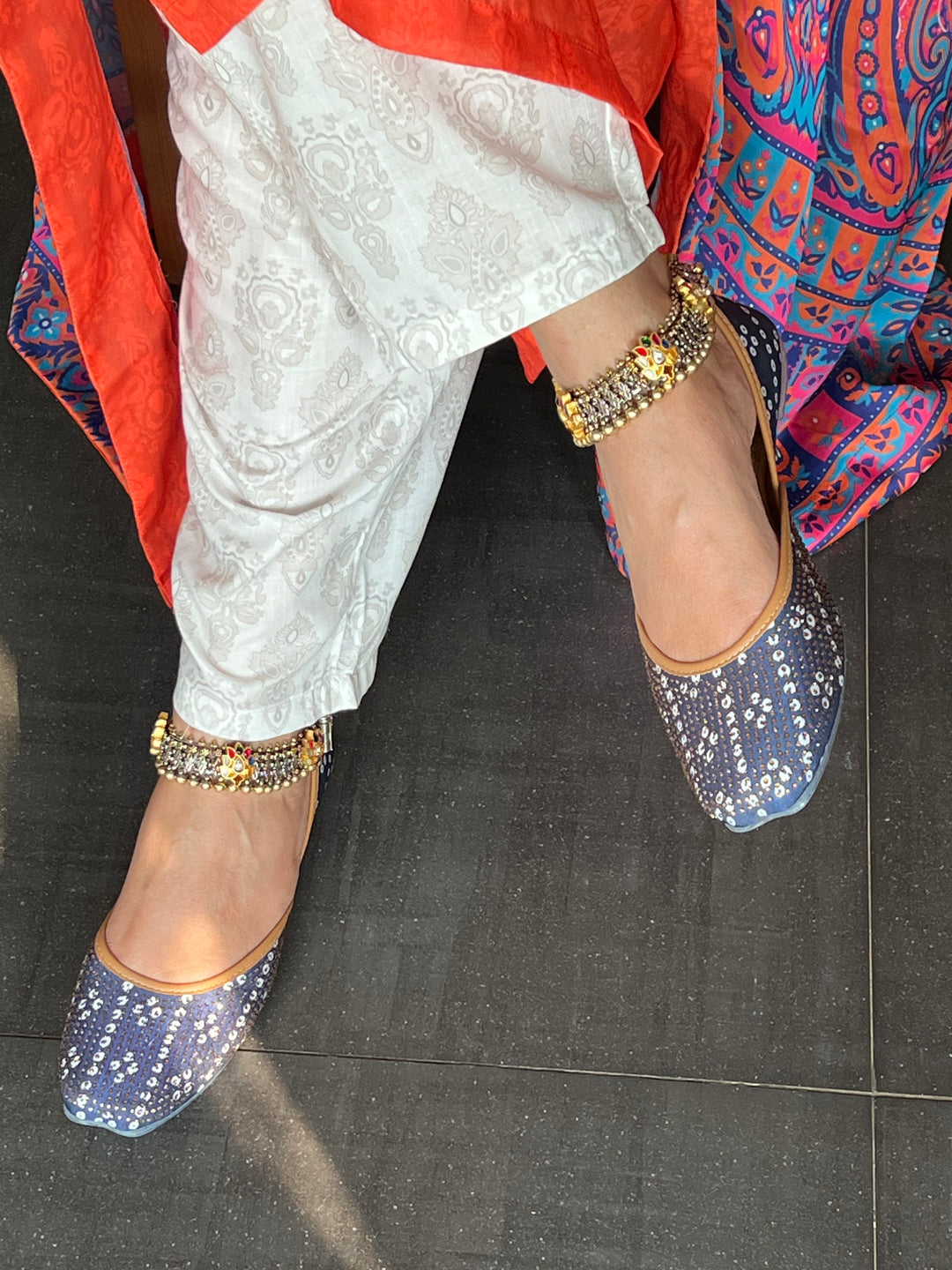 Rajsi Payal" | Statement Sterling 925 Silver Payal (Pair)