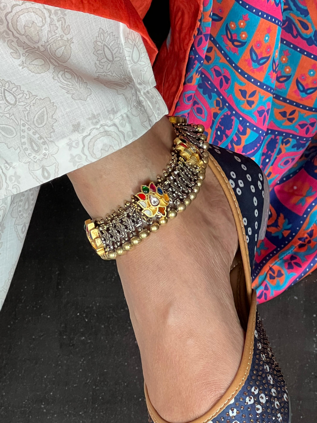 Rajsi Payal" | Statement Sterling 925 Silver Payal (Pair)