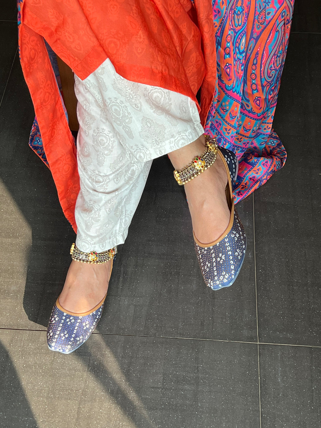 Rajsi Payal" | Statement Sterling 925 Silver Payal (Pair)