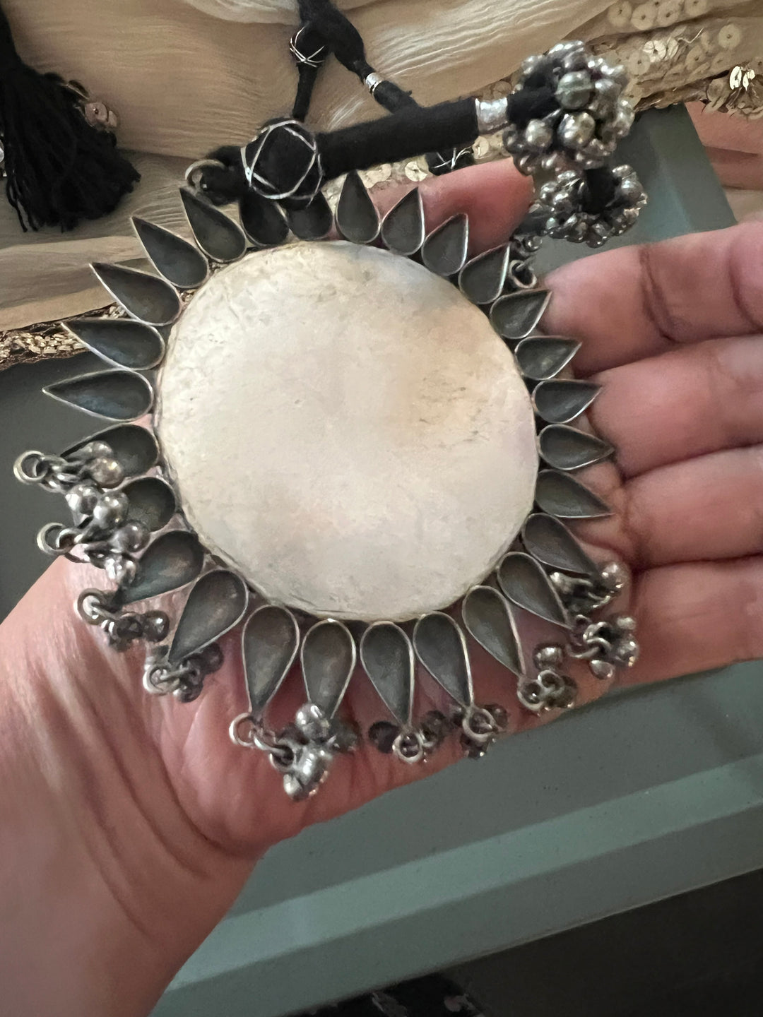 Statement Tribal Handpainted Necklace