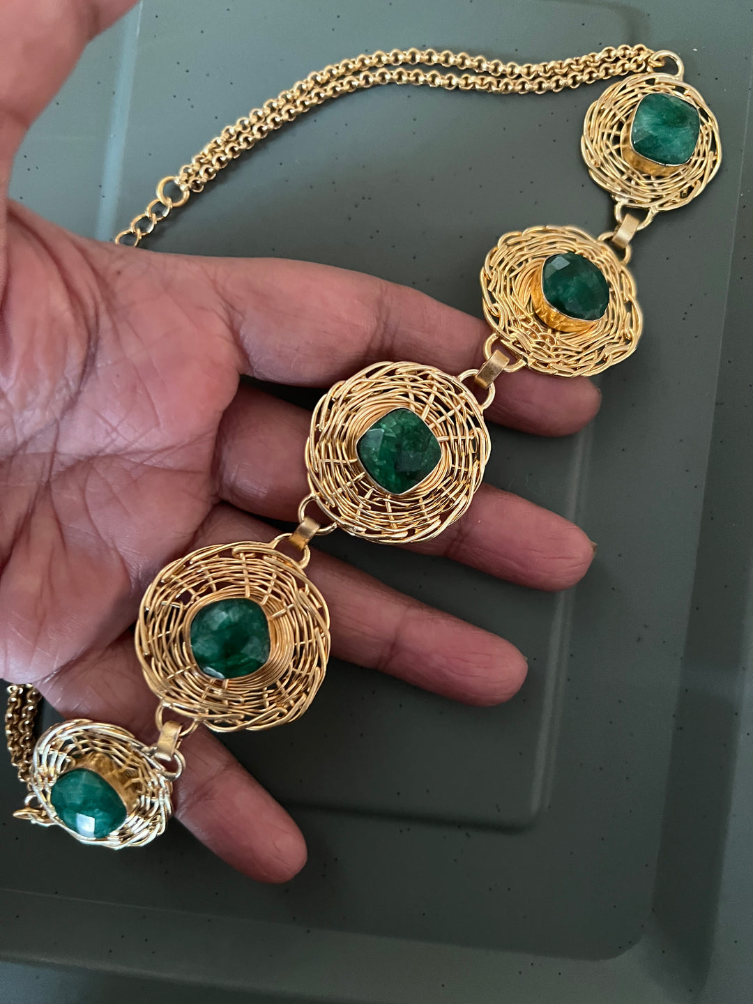 Statement Sapphire Necklace