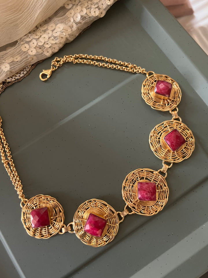 Statement Sapphire Necklace