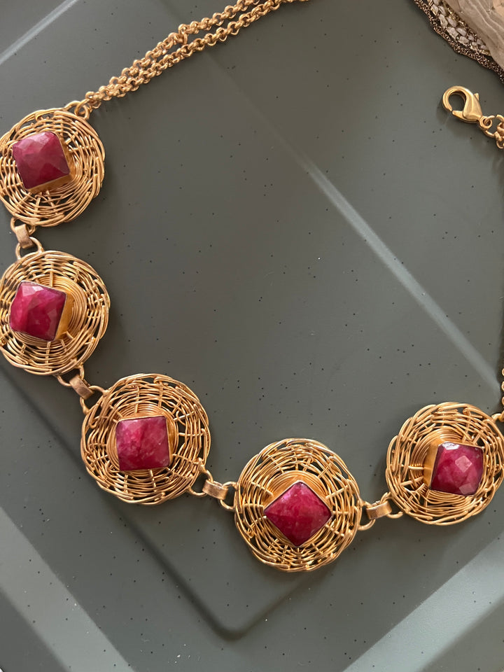 Statement Sapphire Necklace