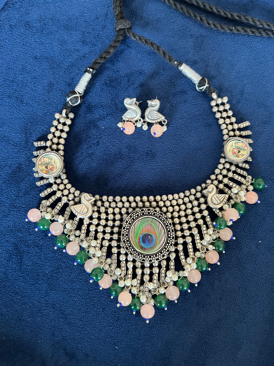 Timeless Antique Pearl Choker Necklace Set