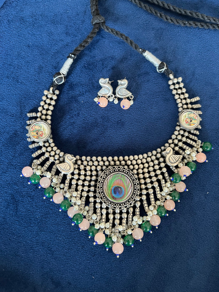 Timeless Antique Pearl Choker Necklace Set