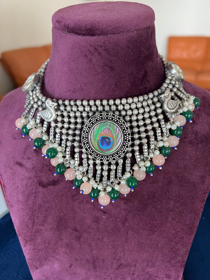 Timeless Antique Pearl Choker Necklace Set