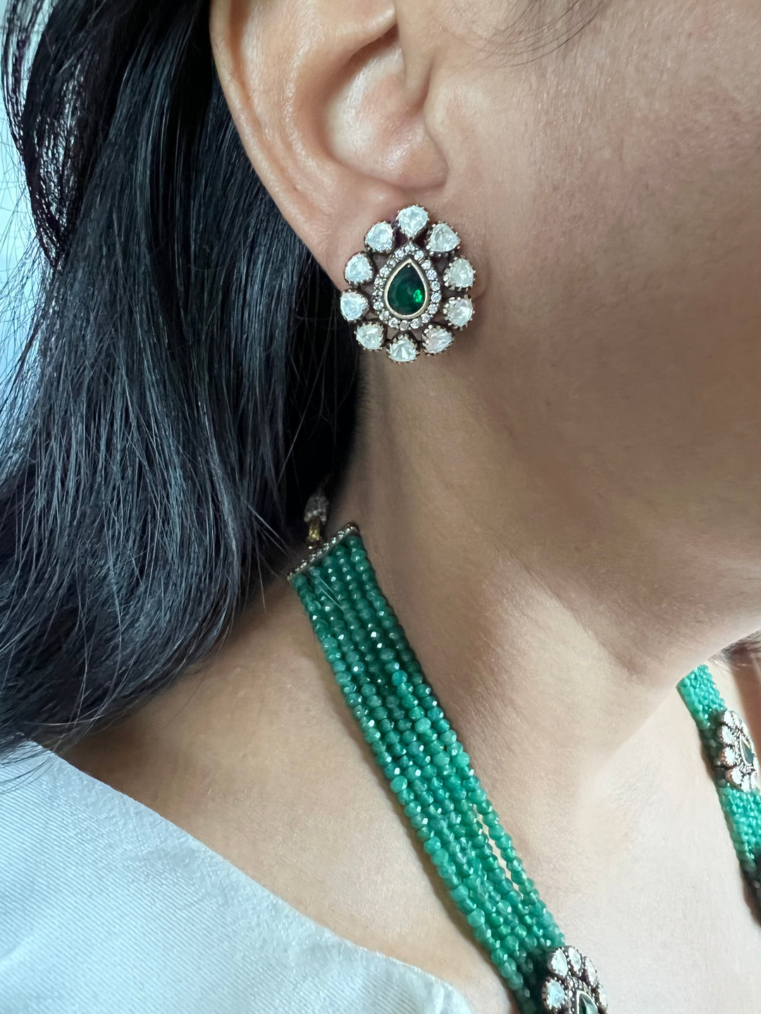 Premium Handcrafted Victorian Jewelry Necklace Set