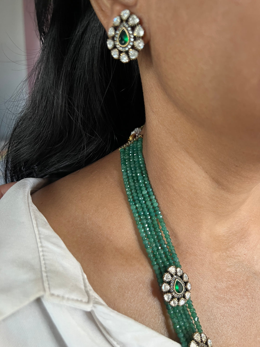 Premium Handcrafted Victorian Jewelry Necklace Set