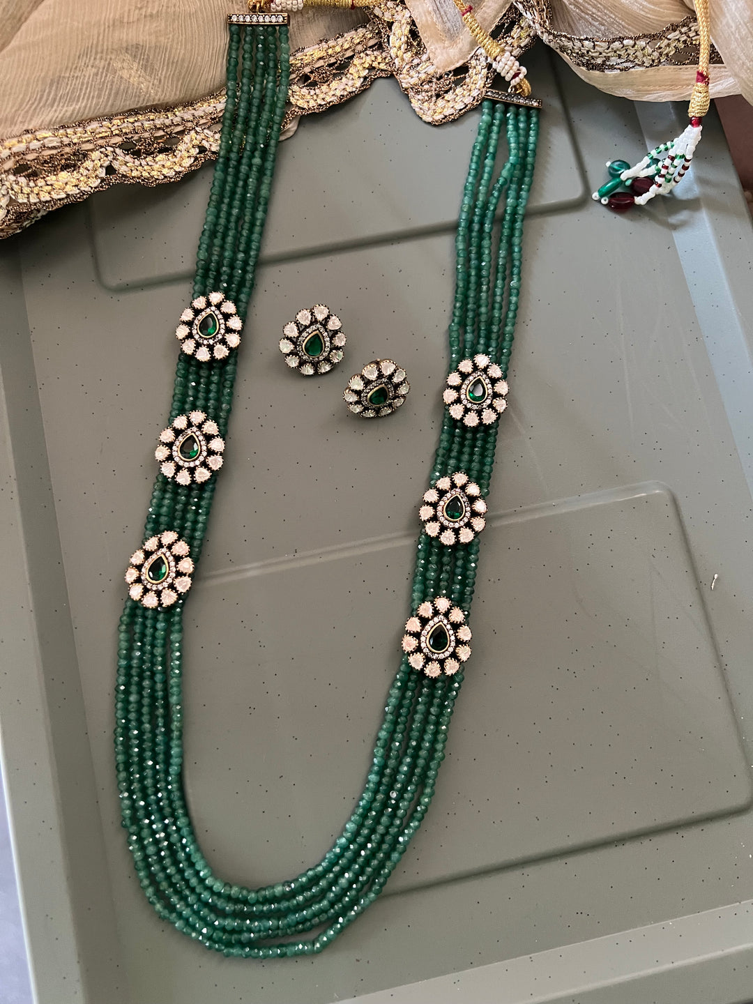 Premium Handcrafted Victorian Jewelry Necklace Set