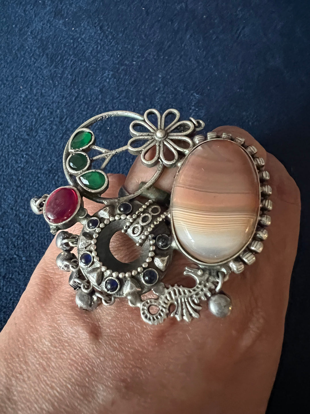 One-of-a-Kind Designer Fusion Ring - Premium Brass