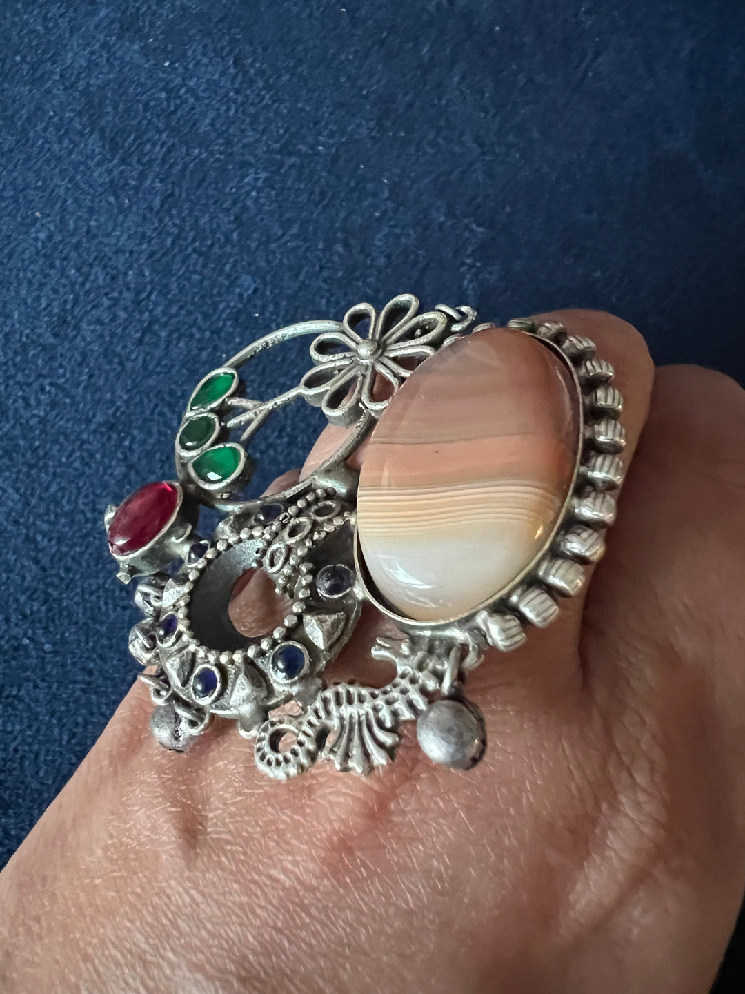 One-of-a-Kind Designer Fusion Ring - Premium Brass