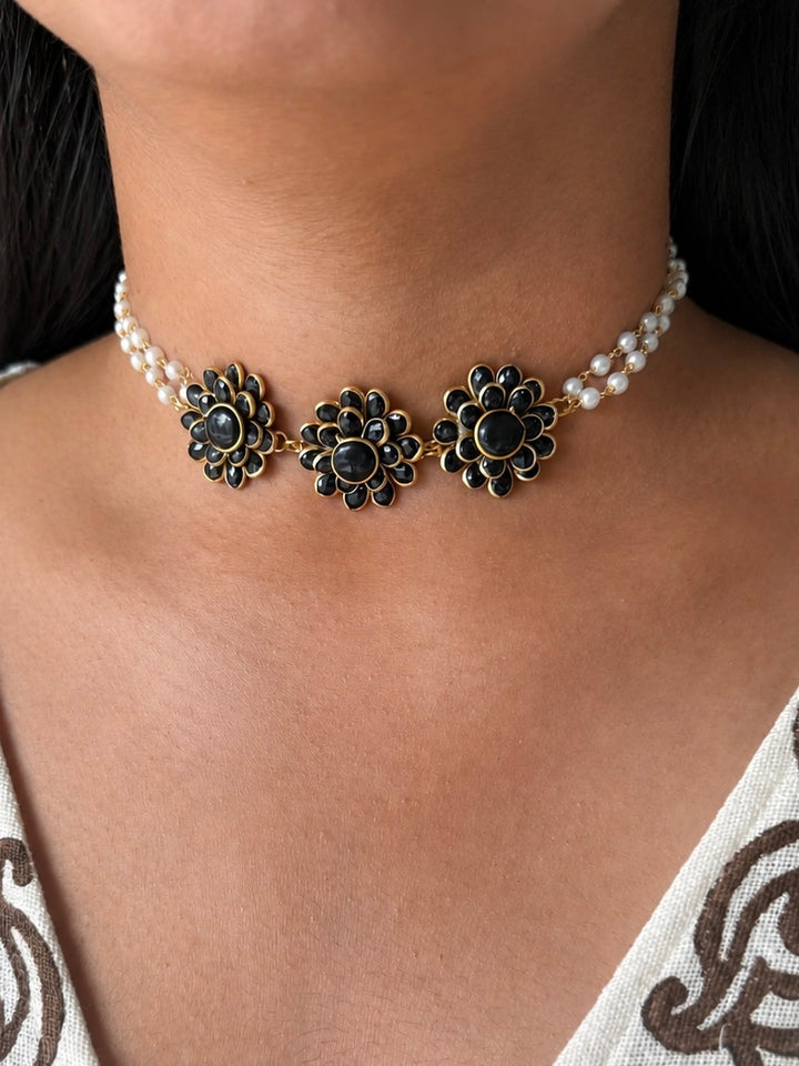 Statement Flower Choker