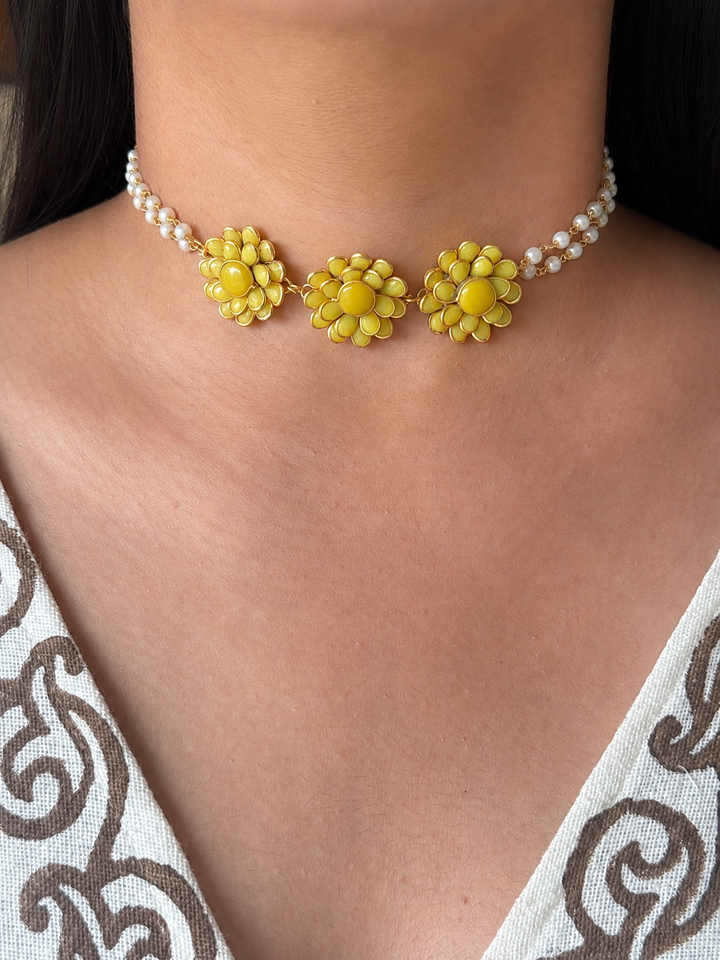 Statement Flower Choker
