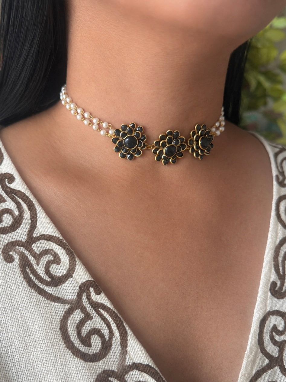 Statement Flower Choker