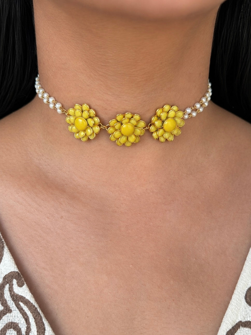 Statement Flower Choker