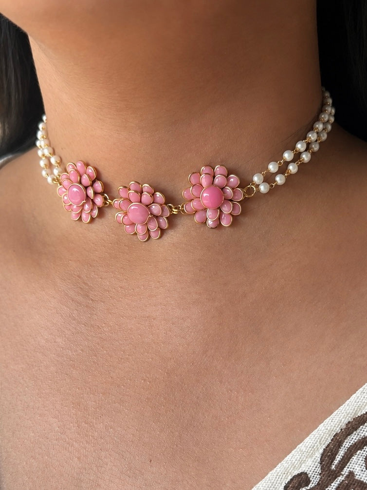 Statement Flower Choker