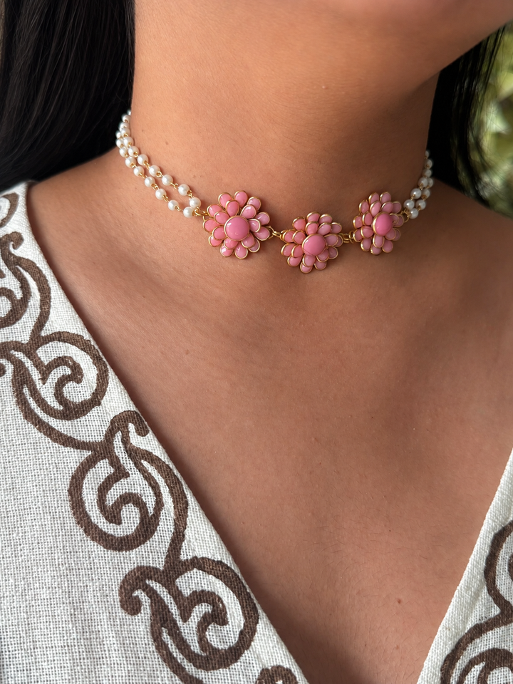 Statement Flower Choker