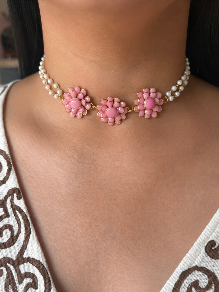 Statement Flower Choker