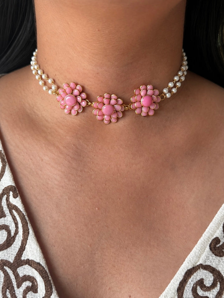 Statement Flower Choker