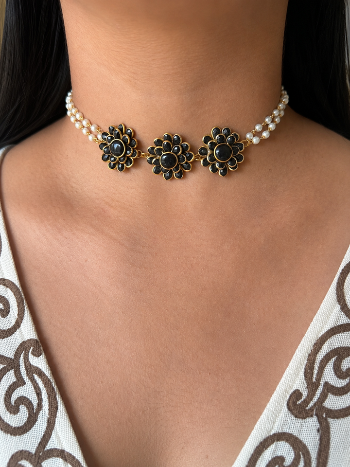 Statement Flower Choker